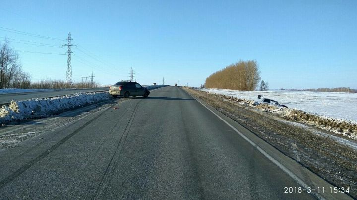 В ДТП на дороге Заинск-Альметьевск пострадали четыре человека